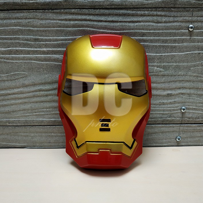 MAINAN 044 || Mainan Anak Topeng Avengers MASK IRONMAN Hero | Mainan Topeng Marvels Superhero Merah Hitam