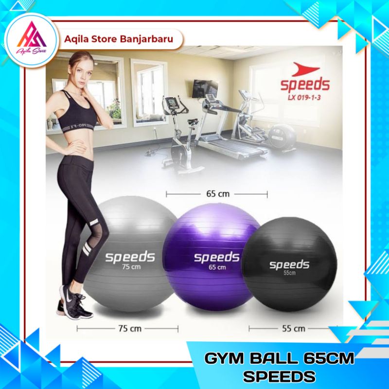 Gym Ball SPEEDS 65cm / Bola Gym / Bola Yoga Ibu Hamil