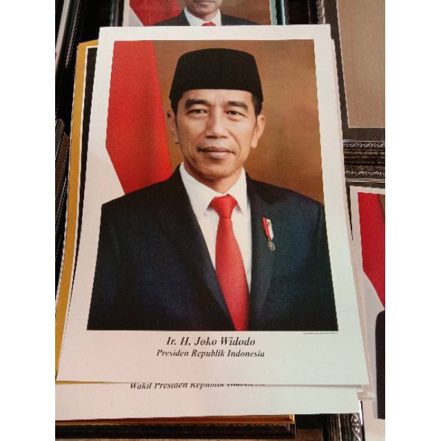 Jual POSTER PRESIDEN DAN WAKIL PRESIDEN UKURAN 50CM X 35CM KANTOR ...