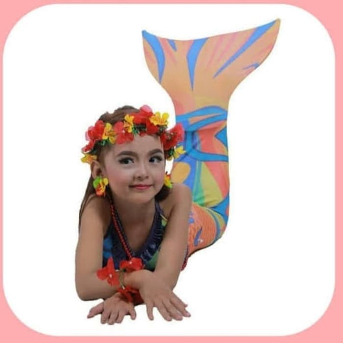 Baju Kostum Renang Mermaid Duyung Motif Ikan MANDARIN FISH OK*