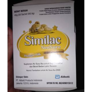 Similac neosure HMF (human milk fortifier) HARGA PER