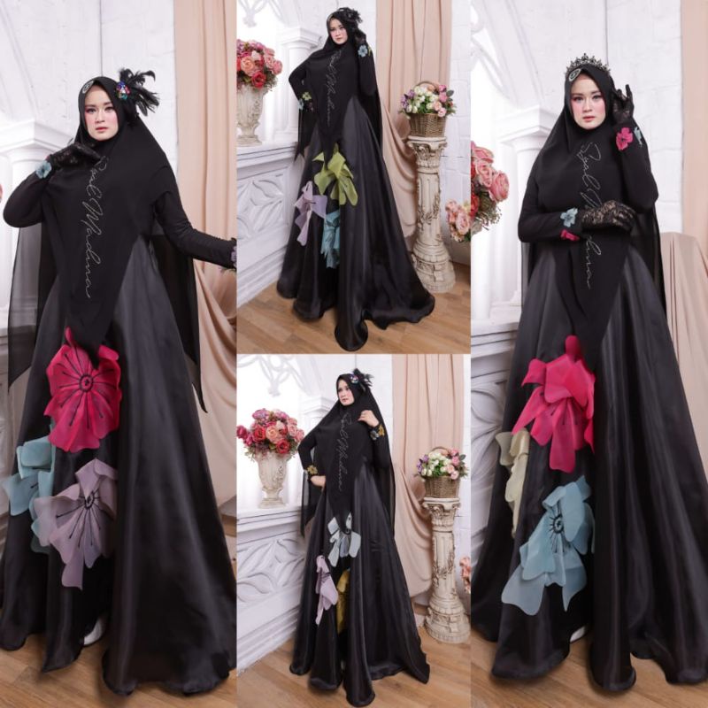 RANJANA -BELLAMY-HIMAWARI SYARI PREMIUM TERBARU BEST SELLER by SYALMADINA