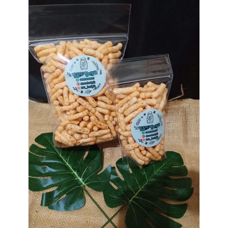 

(PROMO, GRATIS ONGKIR) Kerupuk Capsul Pedas 80gram