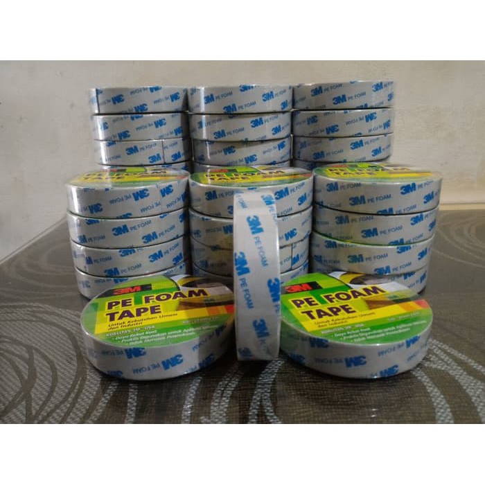 

DOUBLE TAPE BUSA 3M Pe Foam Tape 24mm x 4M ORIGINAL -hot item