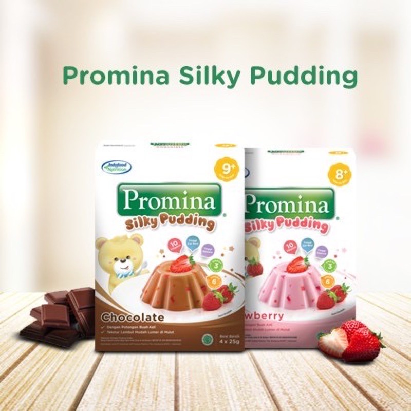 

Promina Silky Pudding 8+ 100gr ( 4 sachet x 25 gr)