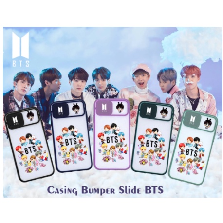 CASE CASING SLIDE BTS INFINIX S4 / SMART 4 / SMART 5 / HOT 8 / HOT 9 / HOT 9 PLAY / HOT 10 MURAH TER