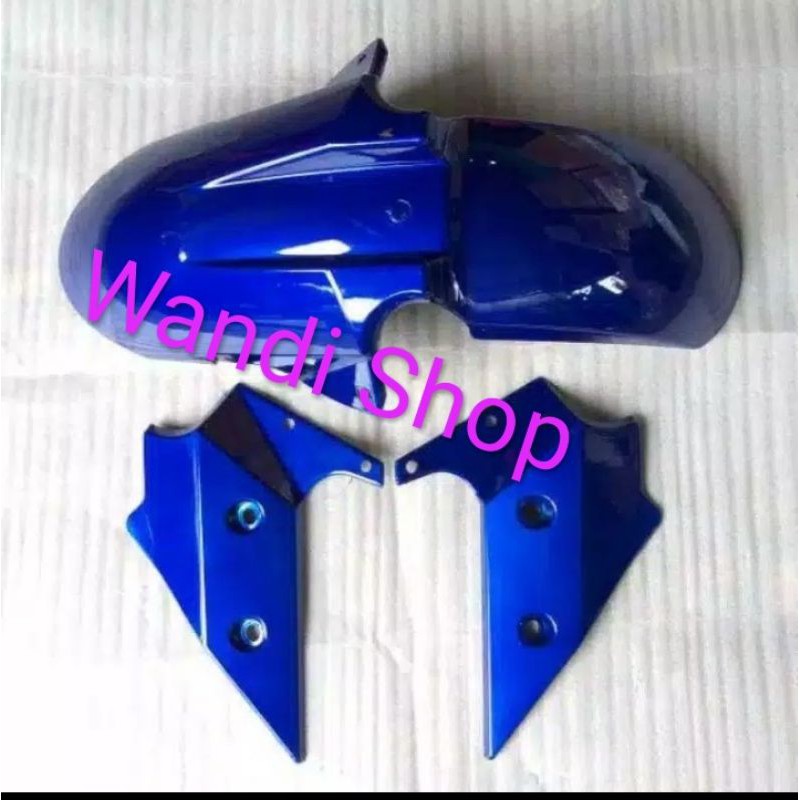 spakbor depan variasi Mio M3 vario 125 LED Vixion old Vixion NVL warna biru