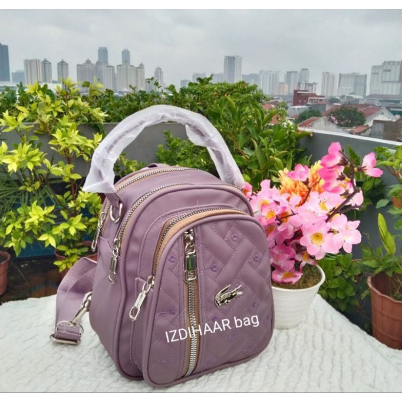 RANSEL MINI MULTIFUNGSI WANITA RES LURUS TERLARIS