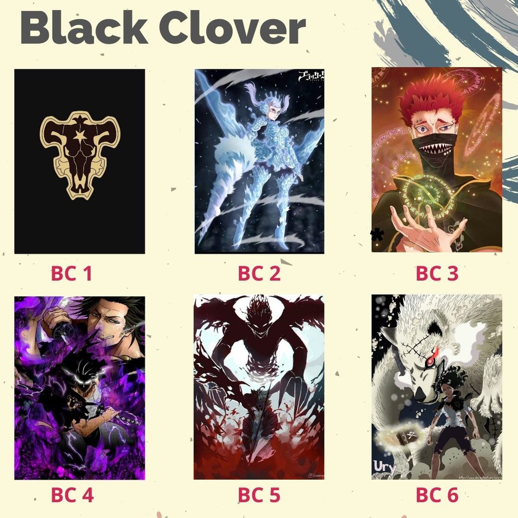 POSTER ANIME #1 (12 Free 1) - ART PAPER TEBAL - POSTER DINDING-1