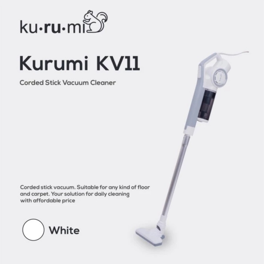 Kurumi KV 11 Corded Stick Vacuum Cleaner