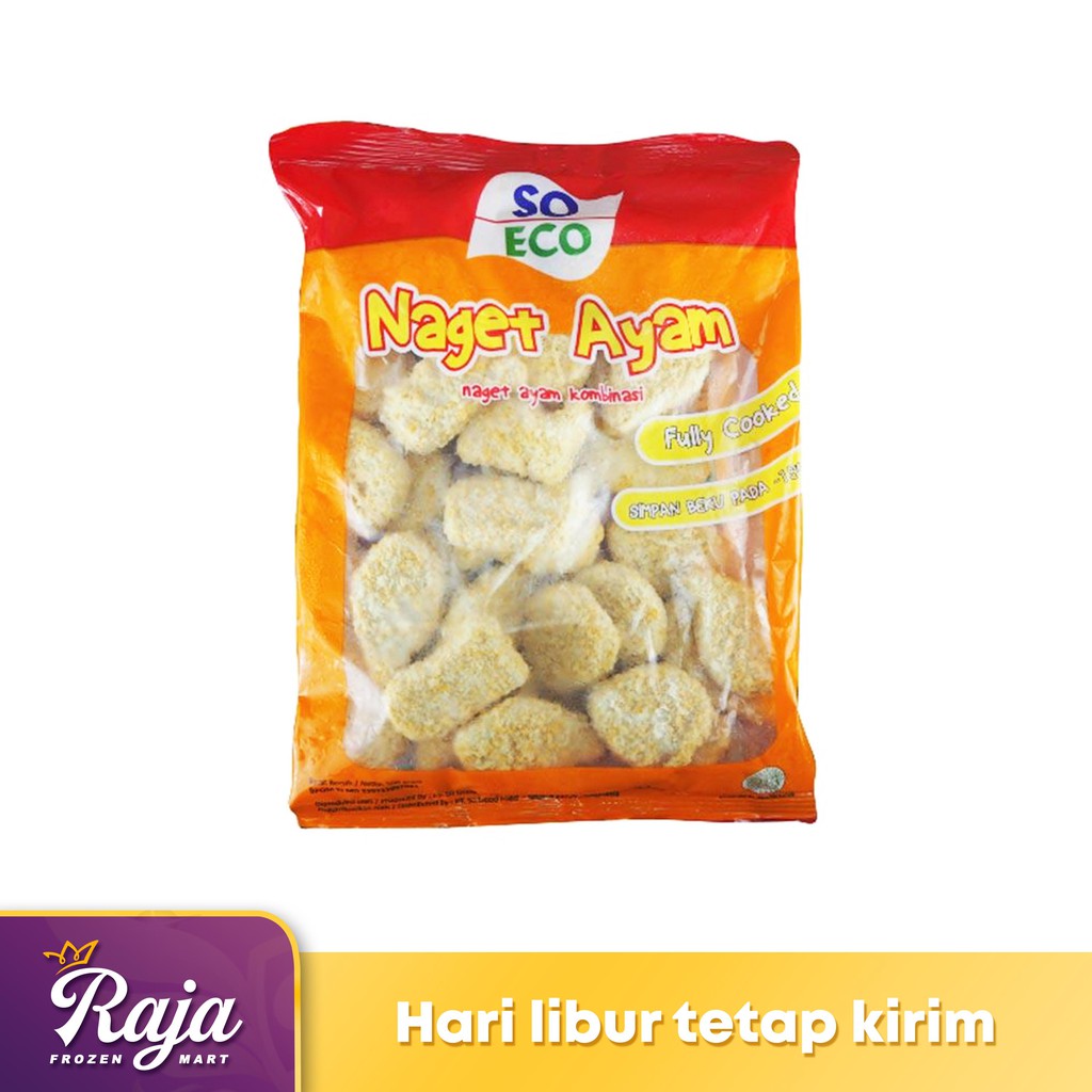 

So Eco Chicken Nugget 500gr / Nugget / Makanan Beku / Naget Ayam / Frozen Food