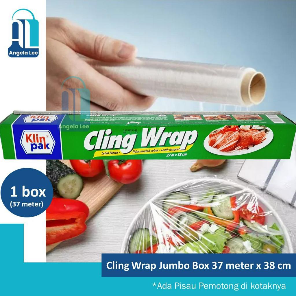 Klinpak Cling Wrap Jumbo Box 37m x 38cm - Plastik Wrapping makanan