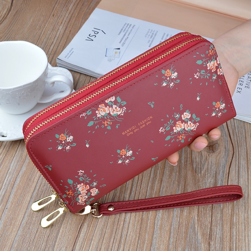 DOMPET PANJANG WANITA KULIT PREMIUM KUCING LUCU PINK CLOSIA WA433P3 IMPORT KOREA RESLETING SLOT KARTU UANG BESAR CEWEK MURAH BATAM PREMIUM BRANDED REMAJA KEKINIAN