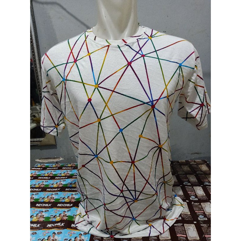 Kaos oblong segi tiga size S-5XL