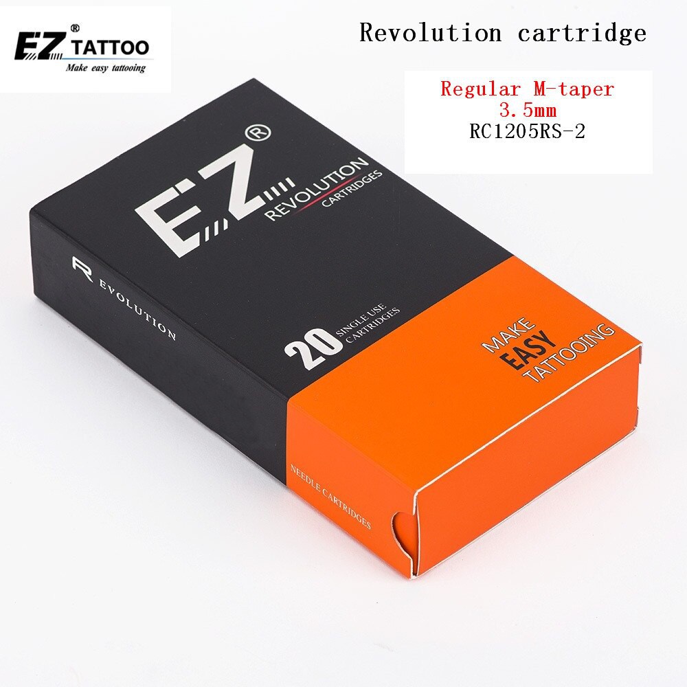 

PRODUK IMPORT RC1205RS-2 EZ Revolution Cartridge Tattoo Needles Round Shader Needles #12 (0.35 mm)