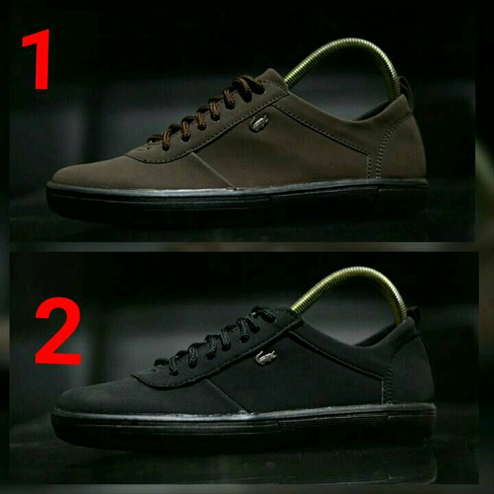 DIJUAL sepatu pria  sneaker n kerja Lacoste  formal pesta masa kini modis Obral