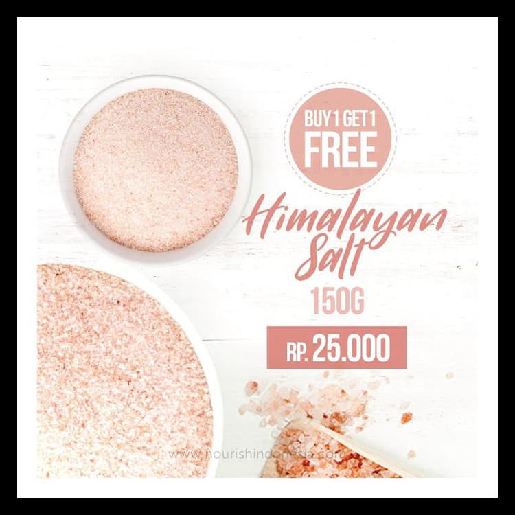 

Buy 1 Get 1 Free Himalayan Salt 150Gr Terlaris