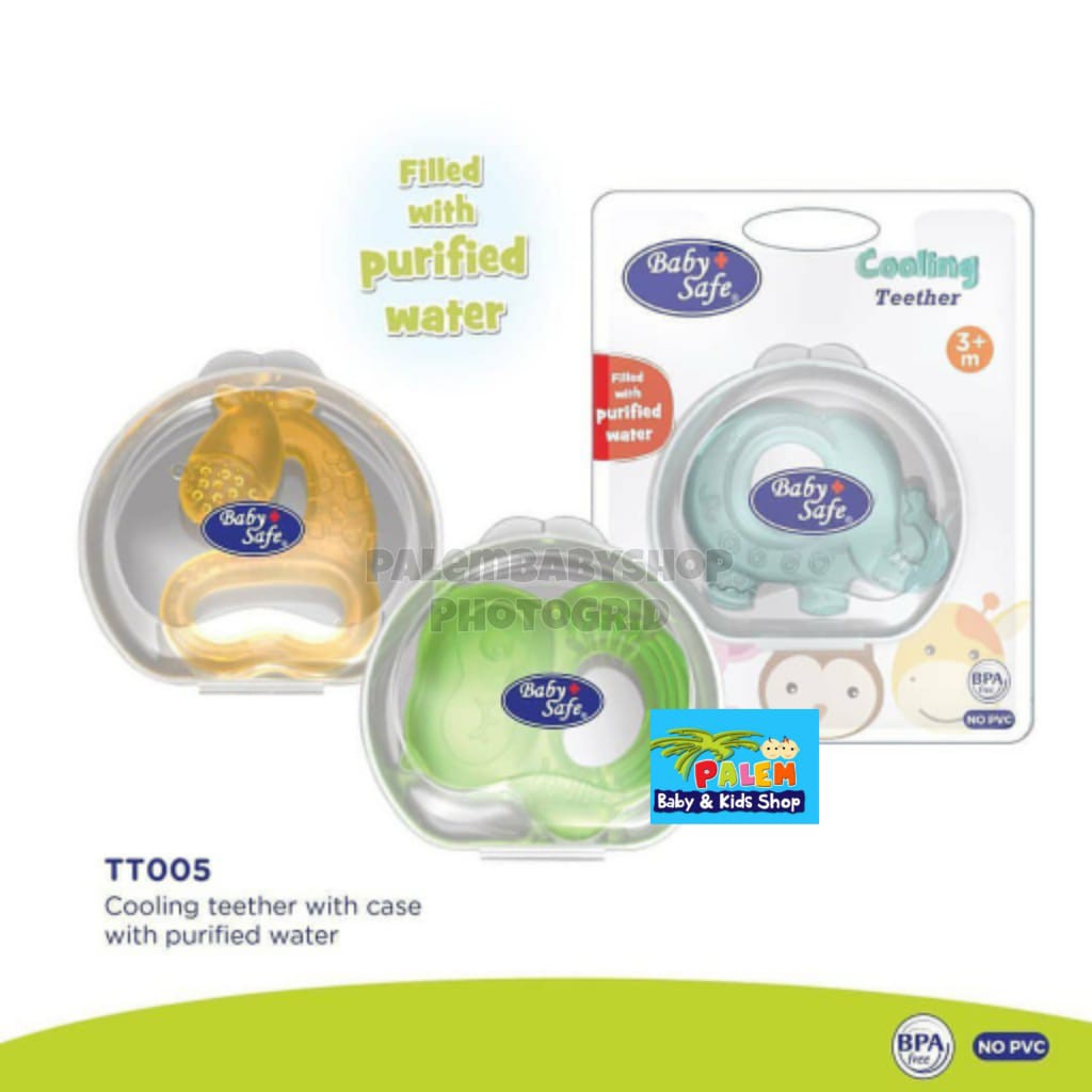 Baby Safe TT005 Cooling Teether With Case/gigitan bayi isi air