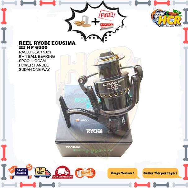 Reel Ryobi Ecusima III HP 6000