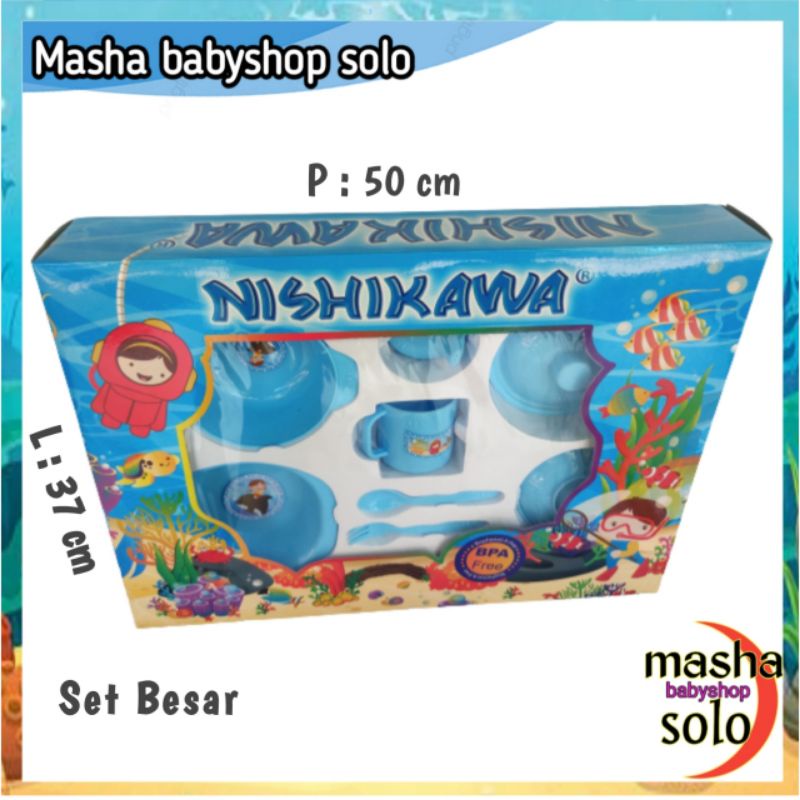 Feding set bayi Nisikawa , Tempat makan bayi  peralatan makan