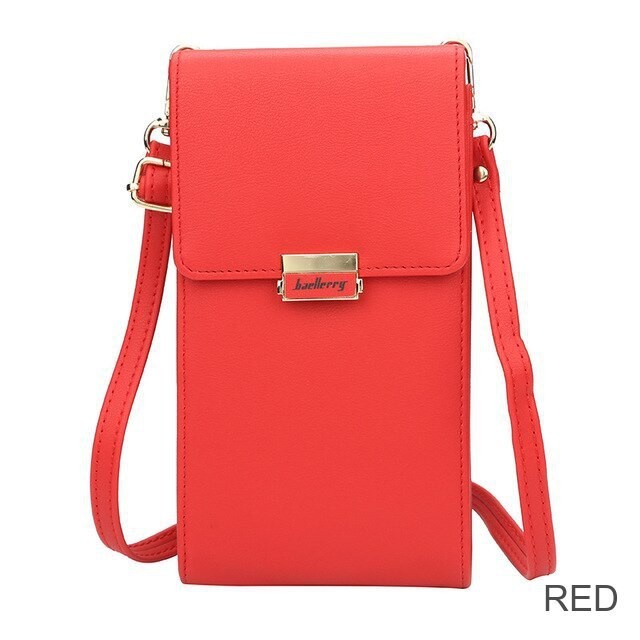 tas hp wanita tas selempang Sling Bag Baellerry 5191 Ori Tas Selempang Wanita t Kulit - Merah W4F3 T