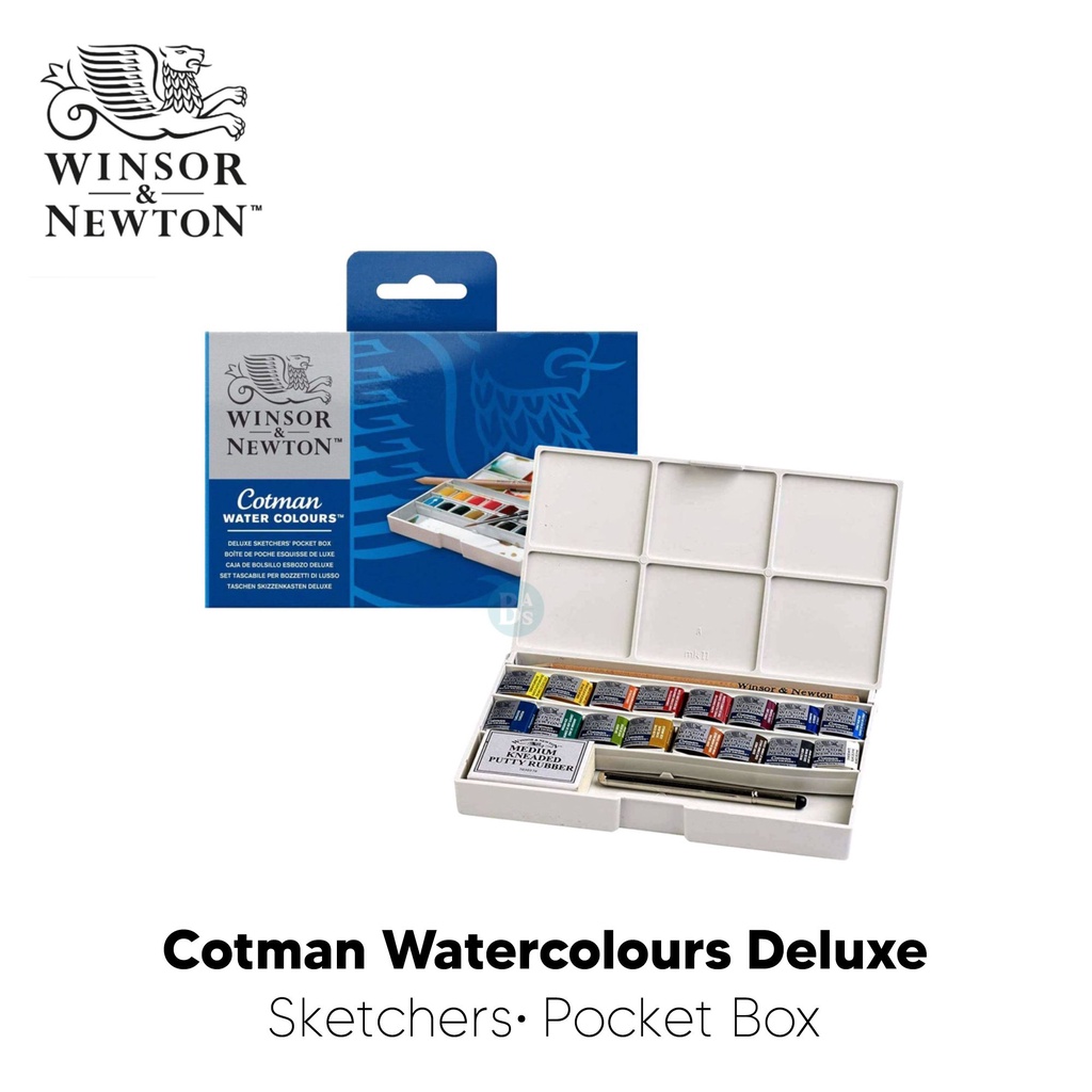 

Cotman Watercolours Deluxe Sketchers' Pocket Box - Winsor & Newton