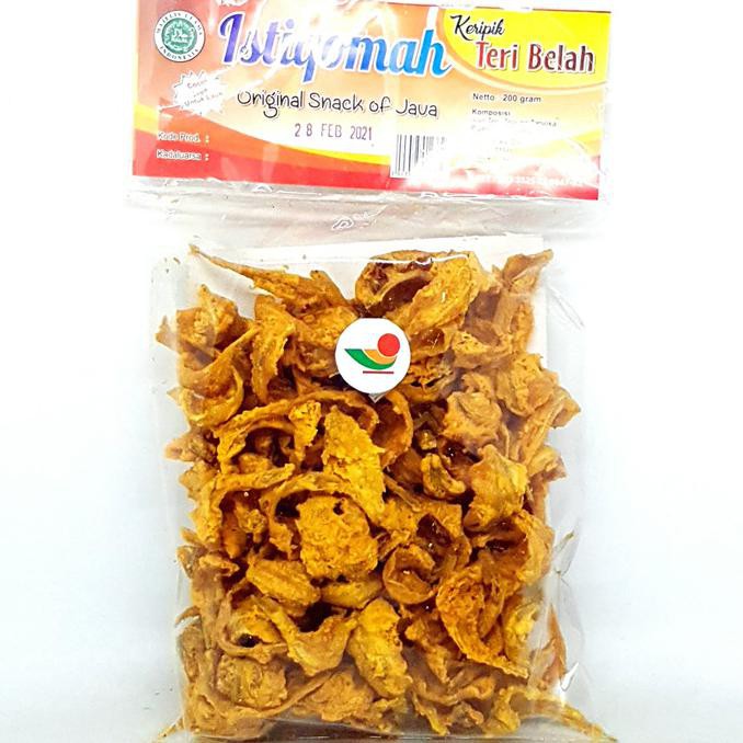 

Monggo] Istiqomah Keripik Teri Belah 200Gr | Kripik Ikan Asin Goreng Garing