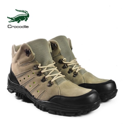 SALE  Sepatu Pria Crocodile Macan Sepatu Boots Safety Ujung Besi PDL PDH Proyek Kerja