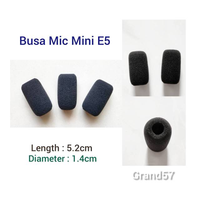 Busa mic mini kecil spon foam cover mik windscreen podium condenser