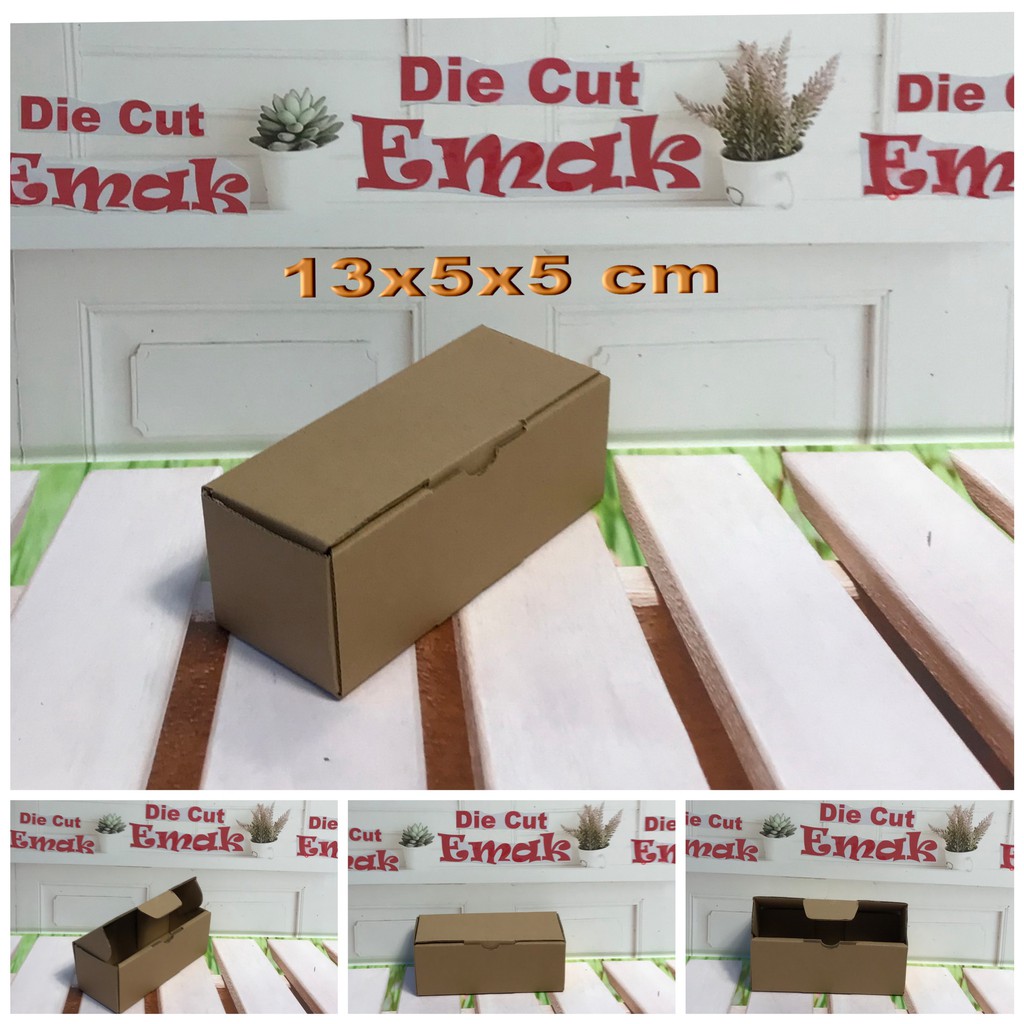 

kardus uk.13x5x5 cm kotak box karton Die Cut