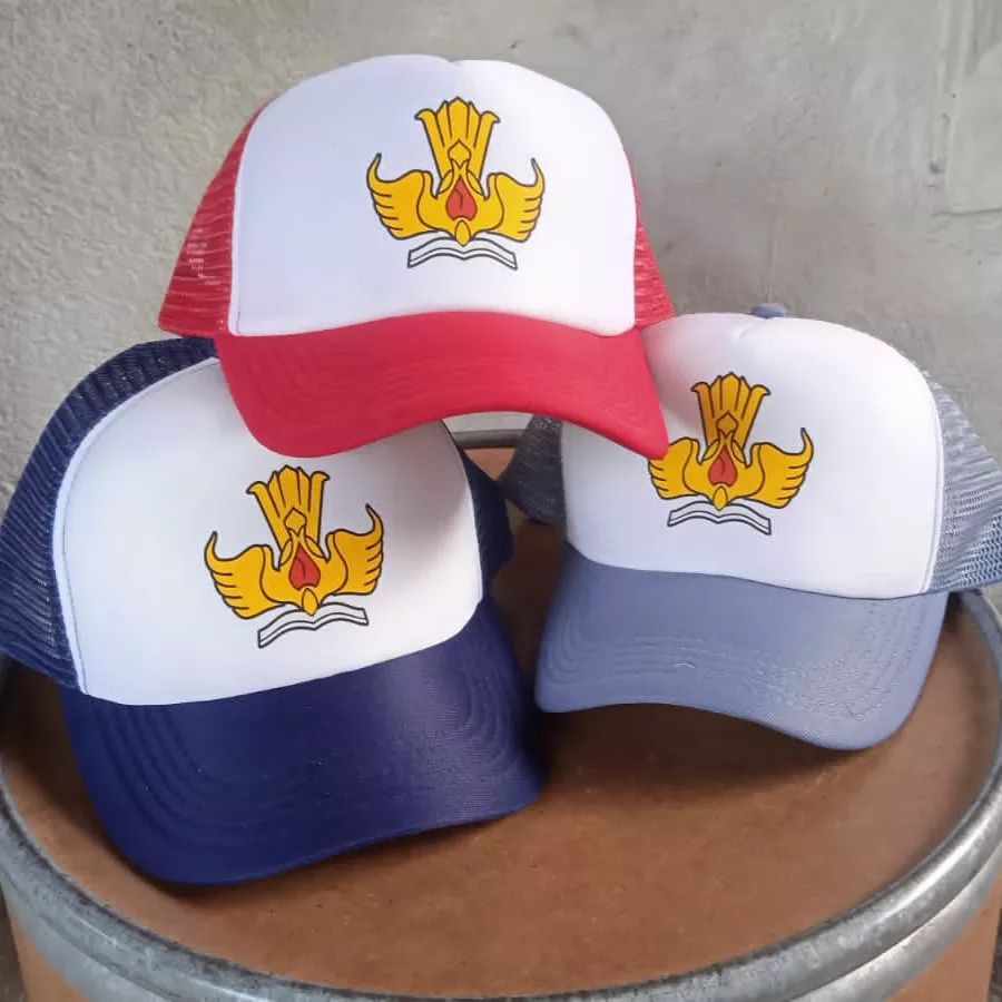 TOPI TRUCKER JARING TUT WURI HANDAYANI ( SD / SMP / SMA) MURAH