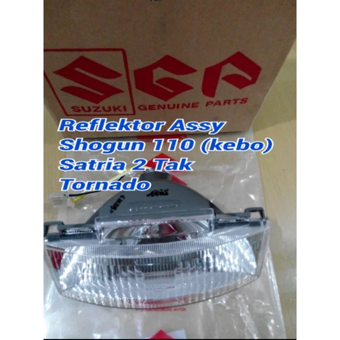 reflektor suzuki shogun kebo satria 2 tak suzuki tornado