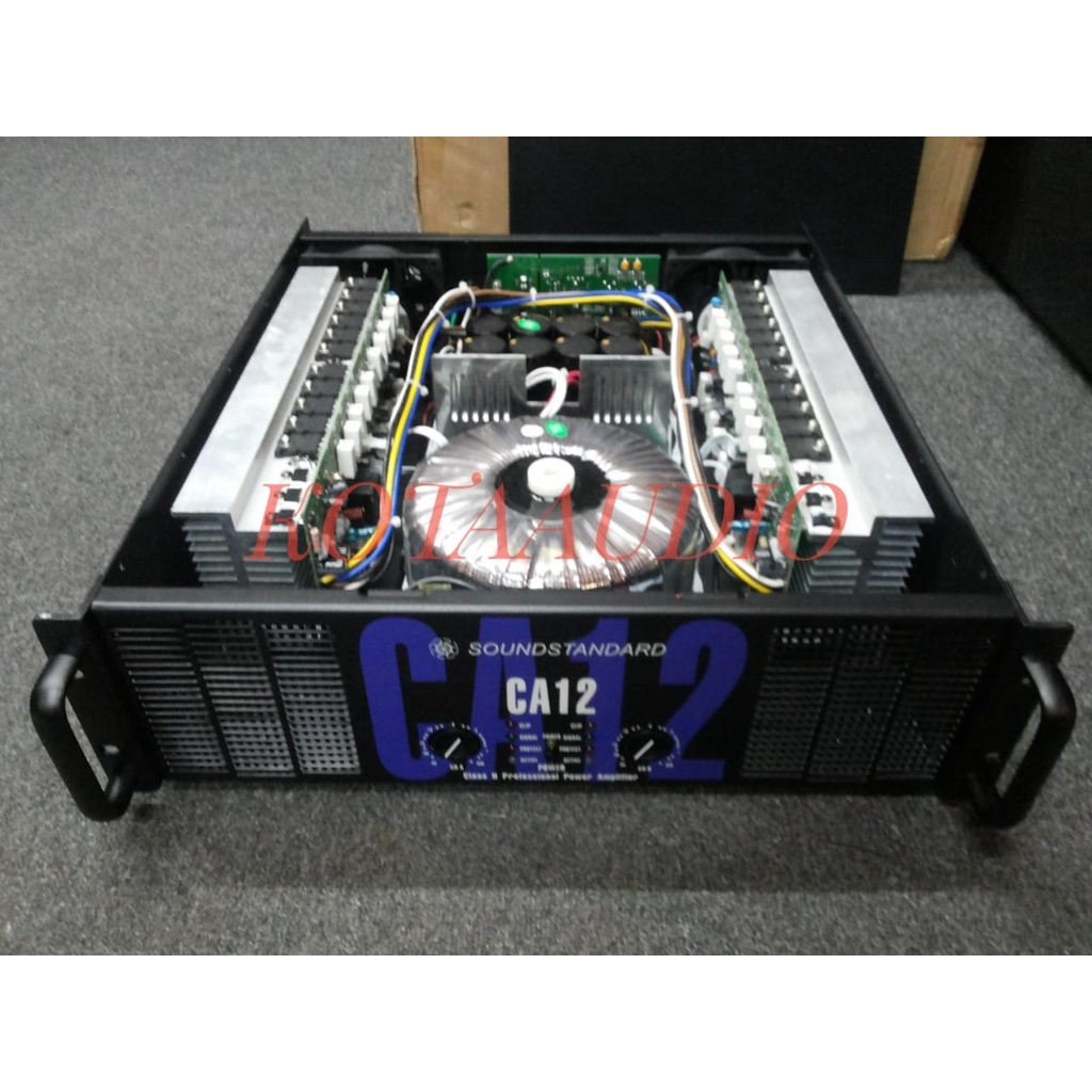 POWER AMPLIFIER SOUNDSTANDARD CA 12/ CA12 SOUNDSTANDARD BODY PANJANG