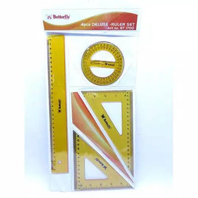 

Set penggaris buterfly BT-1700