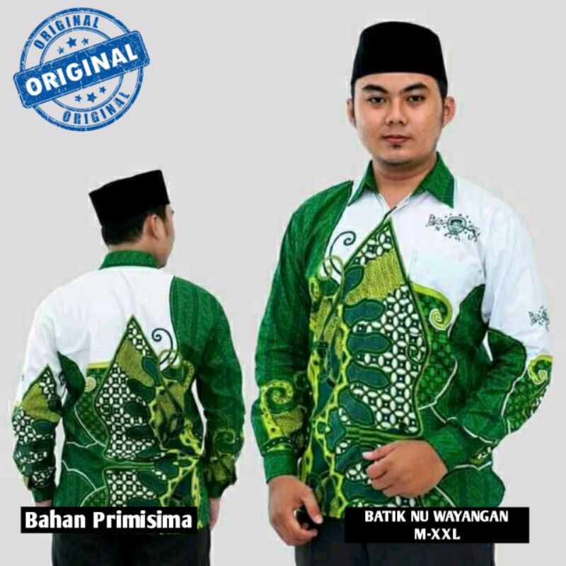 BATIK NU WAYANGAN, ORIGINAL PBNU, 100% ORIGINAL.BISA COD