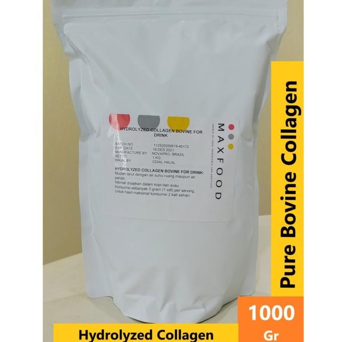 1 KG - Pure Bovine Collagen Peptides/ Kolagen Bovine Murni