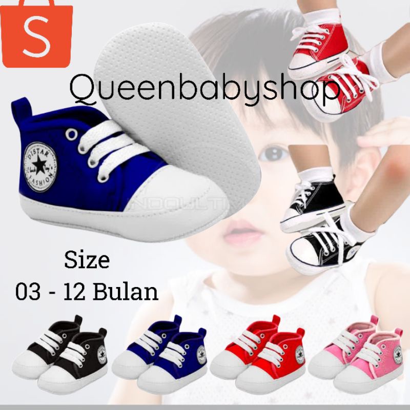 CNVRS Sepatu Bayi 0-12 Bulan Prewalker Bayi Sepatu Casual Anak