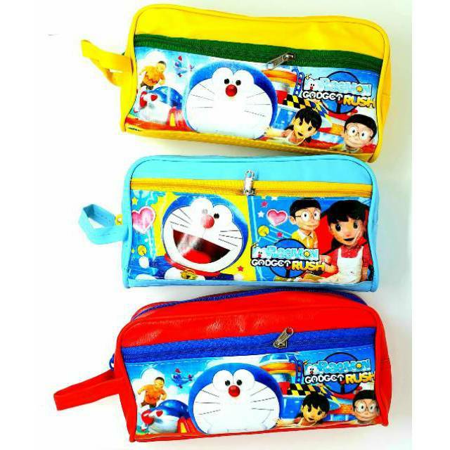 

TEMPAT PENSIL RESELETING KULIT DOREMON