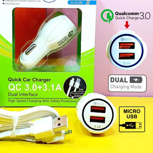 ☃ Car Charger DAP Qualcomm D-C3.0N ➬