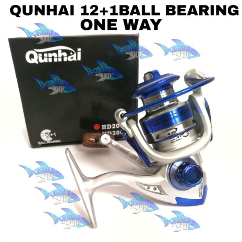 REEL SPINNING QUNHAI HD 12+1 BALL BEARING SUDAH ONE WAY SIZE 1000 2000 3000 4000