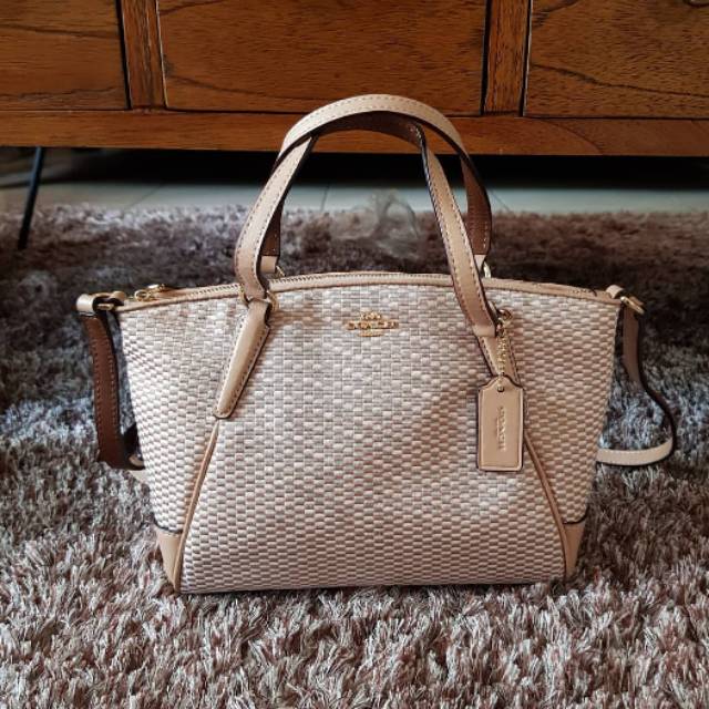 Tas Coach Ori. Mini Kelsey Jaq Milk Cream