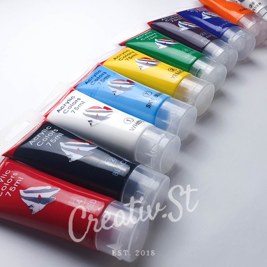 Acrylic TITI Joyko 75 ml Cat Acrylic Color Akrilik Lukis