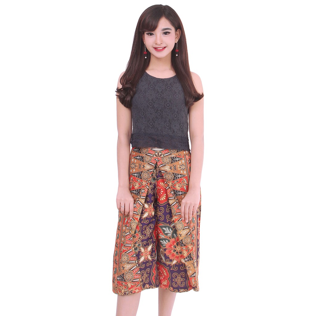  Celana  Batik  Wanita  7per8 008 Shopee Indonesia