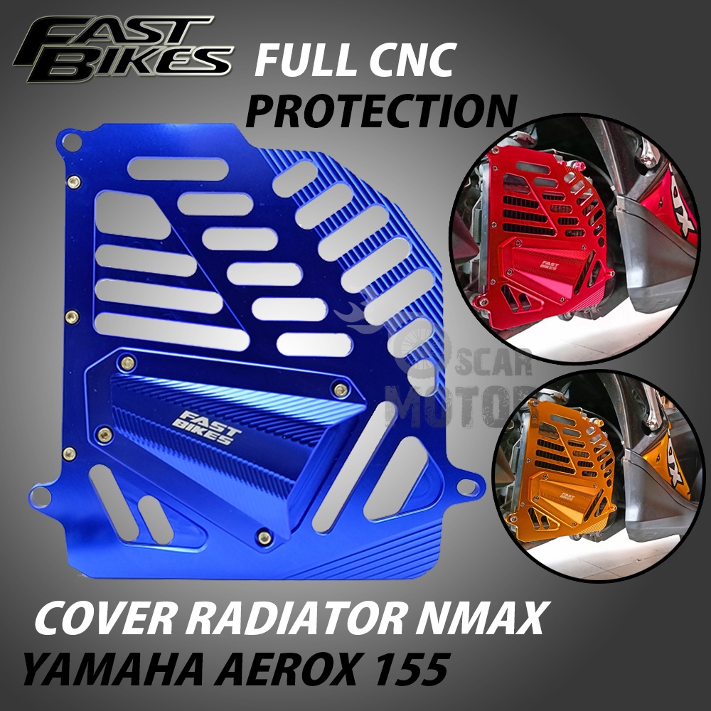 COVER RADIATOR NMAX FULL CNC TUTUP RADIATOR NMAX YAMAHA FAST BIKES motor