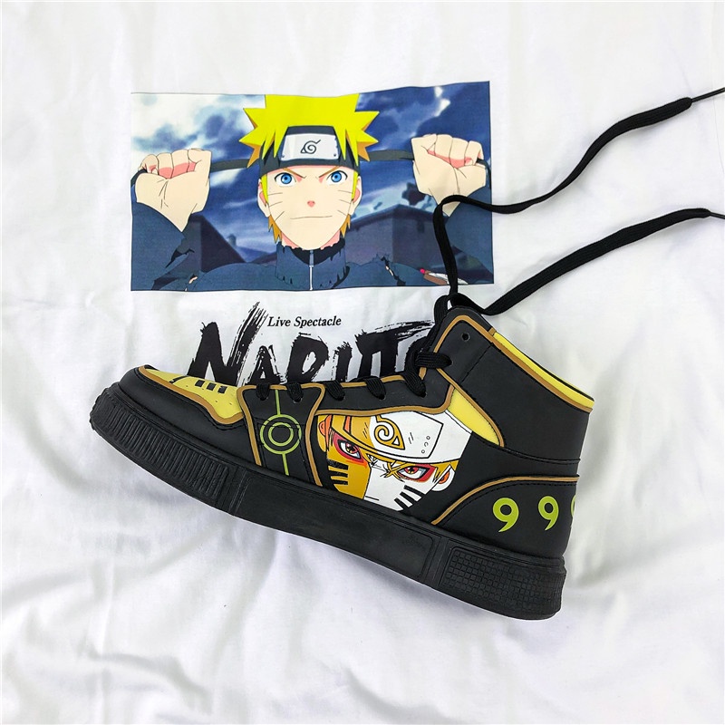 COD Sekolah Kekinian Import Anime Sepatu Pria Casual Santai Naruto Cowok Running Lari Sneaker Kets Keren Nyaman 197