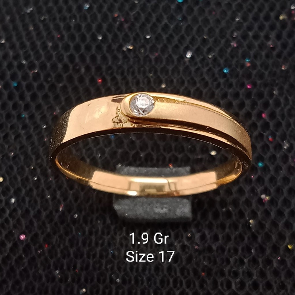 Cincin Emas 17K - 1.9 Gr Kadar 750 - 1498