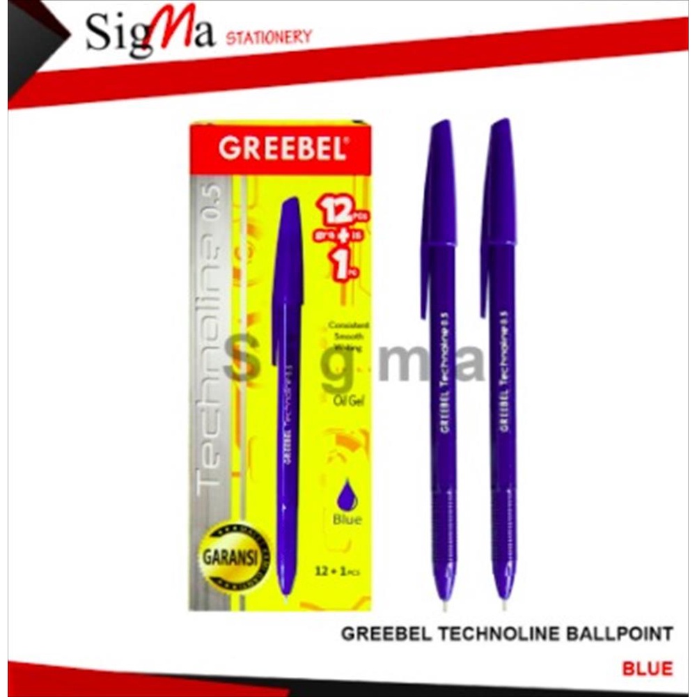

Pulpen GREEBEL TECHNOLINE 3 Warna (Lusin)