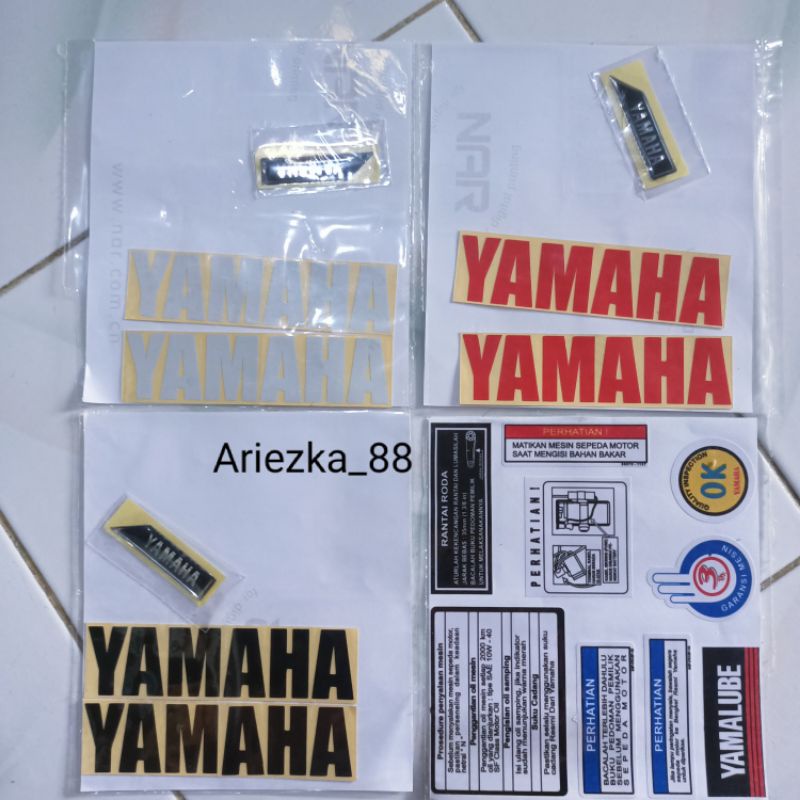 Jual Stiker Warning Penting Set Yamaha Fiz R Berkualitas Terbaik Termurah Sticker Kelengkapan