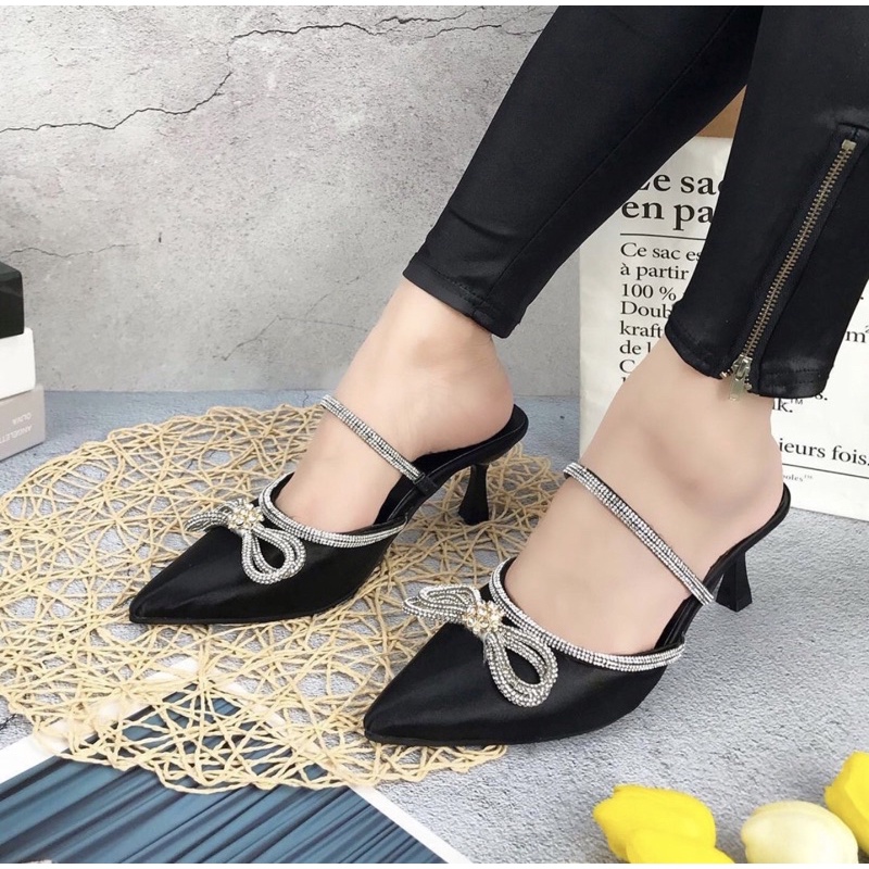 Heels M6171 sendal wanita import realpict