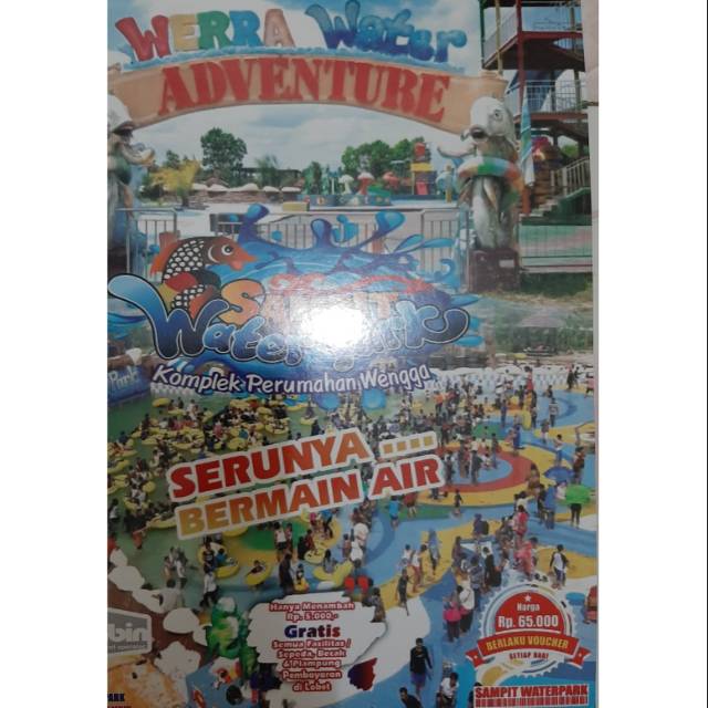 Tiket Promosi Sampit Waterpark Werra Water Adventure Shopee Indonesia